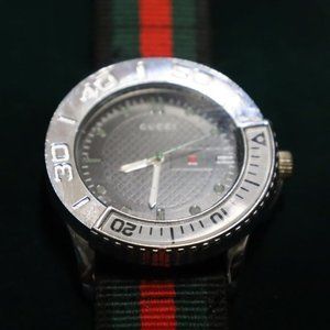 Gucci Sport Analog Watch With Nylon Strap